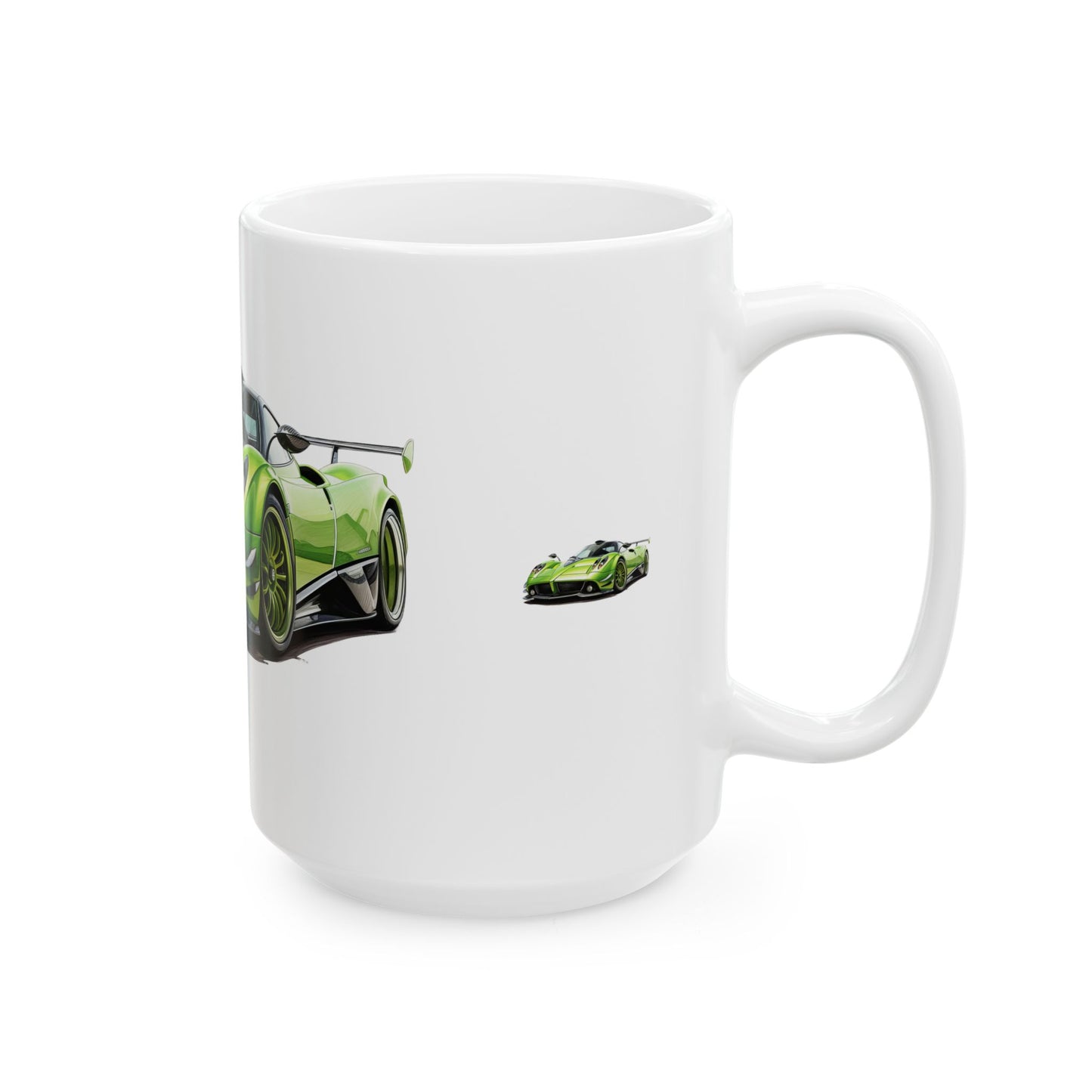 Princess Grace  Racing Car Ceramic Mug   Perfect Gift for Car Enthusiasts