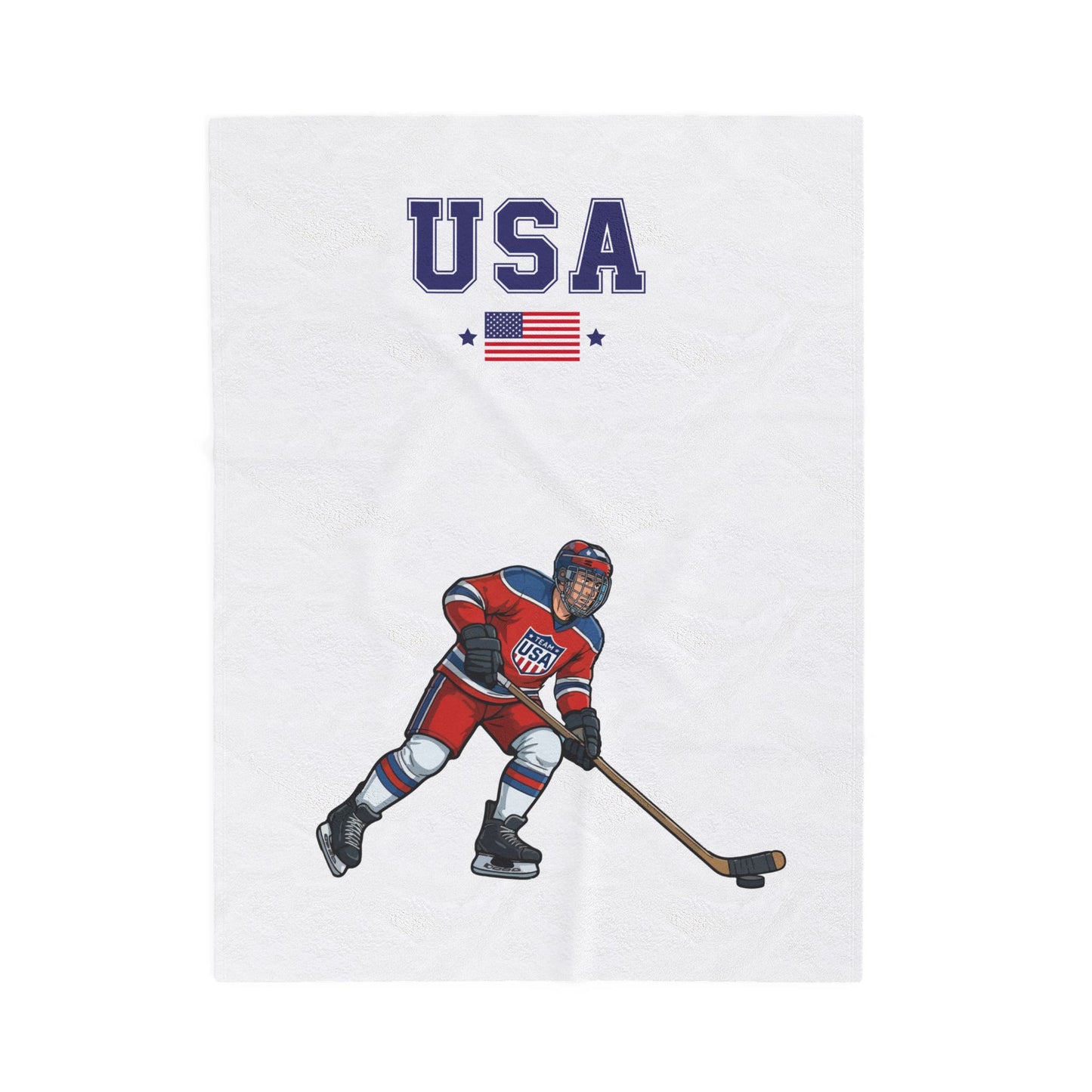 Princess Grace  TEAM USA  Velveteen Plush Blanket