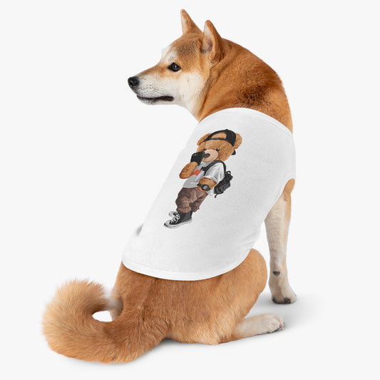 Princess CUTE Trendy Bear Graphic Pet Tank Top Stylish Outfit for Dogs and Cats