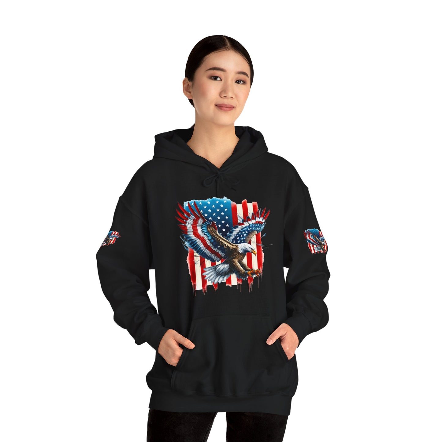 Princess Grace Patriotic Unisex Heavy Blend Hooded Sweatshirt