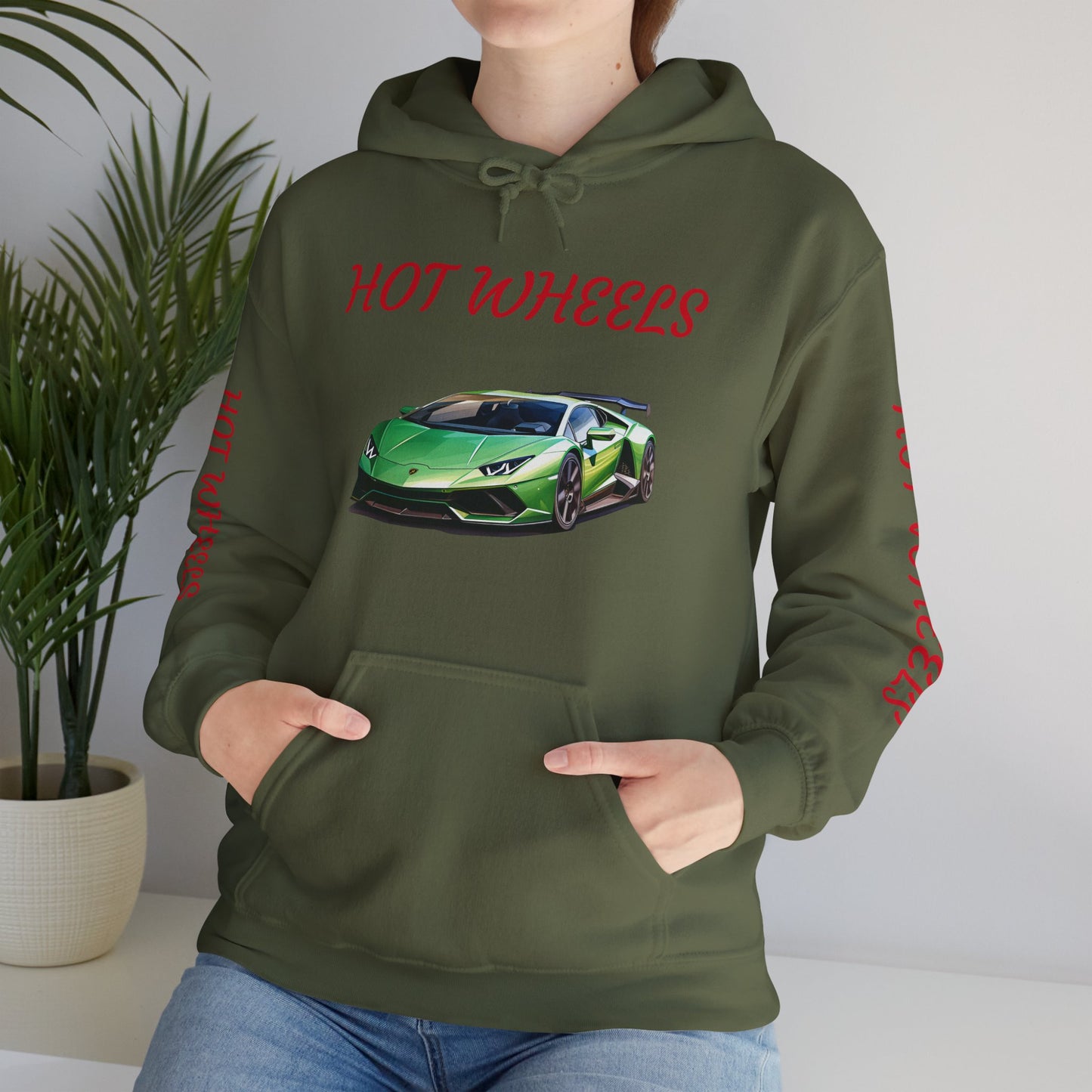 Princess Grace  Hot Wheels Unisex Hooded Sweatshirt Car Enthusiast Apparel