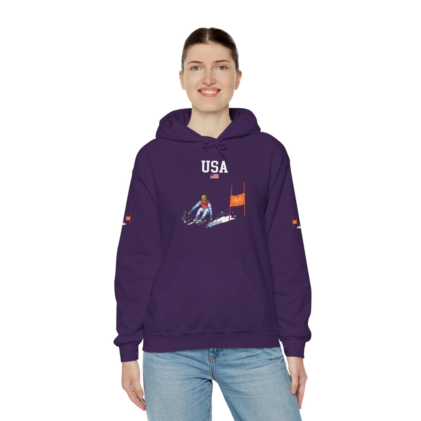 Princess Grace  TEAM USA  Unisex Heavy Blend  Hooded Sweatshirt