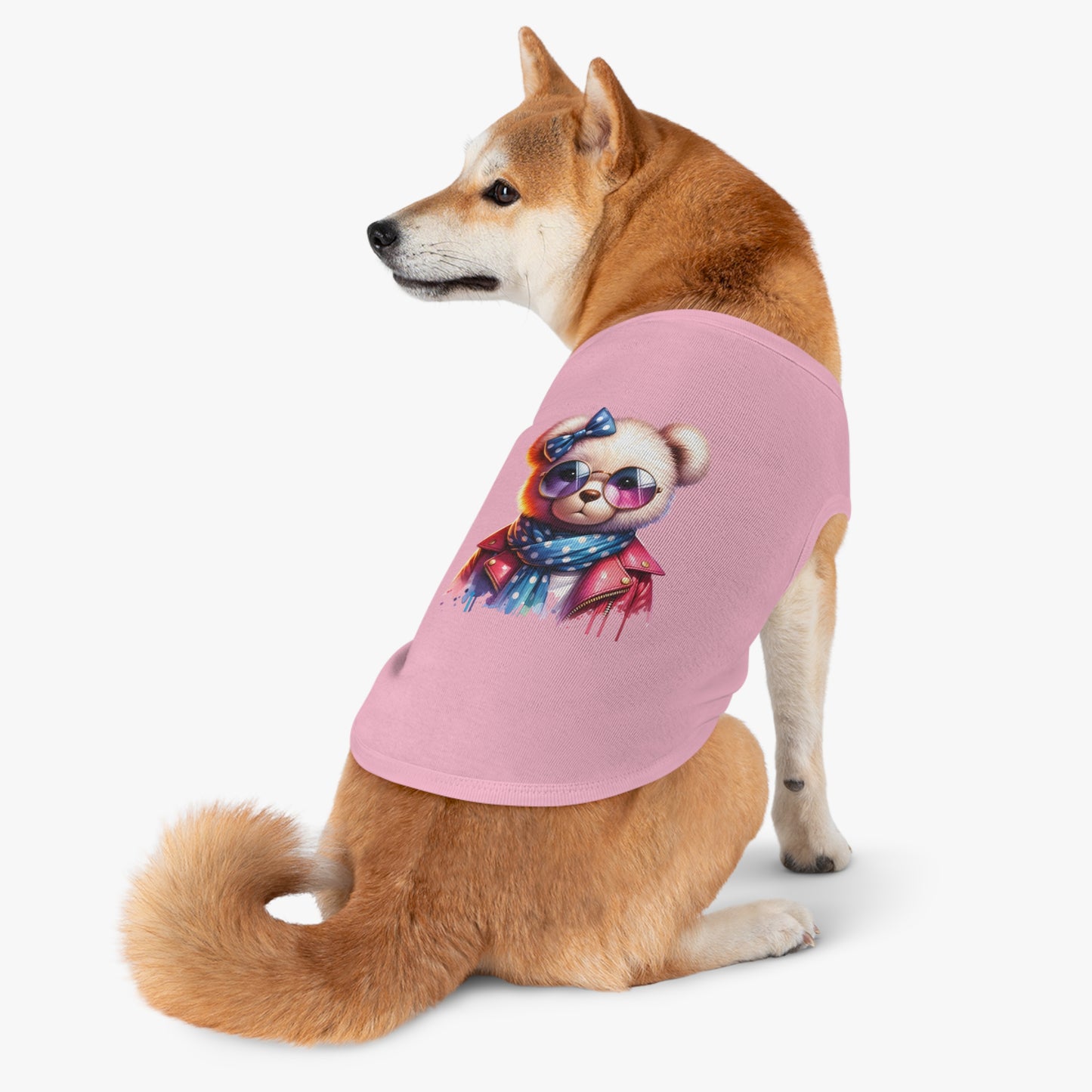 Princess Grace  CUTE Trendy Pet Tank Top with Stylish Bear Design