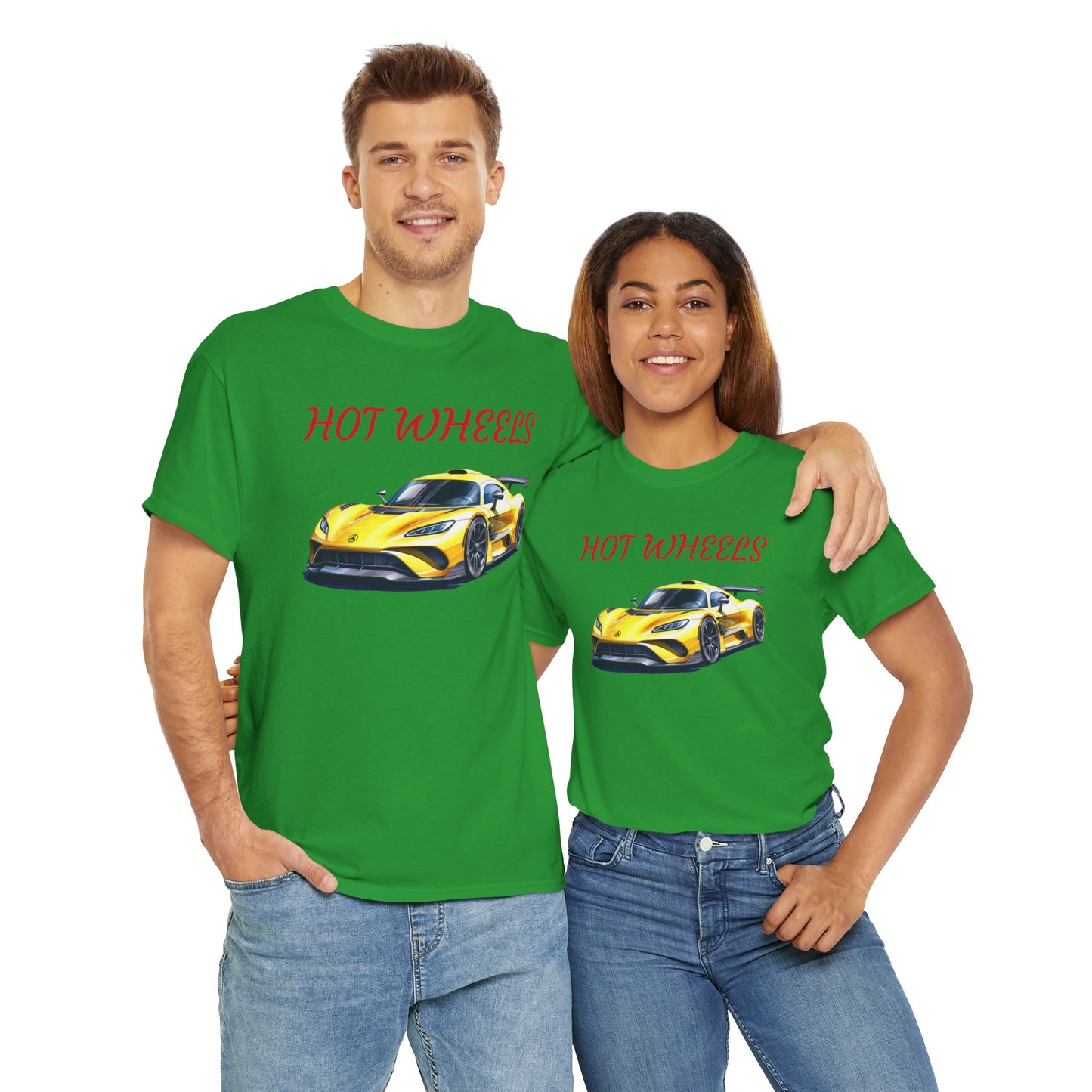 Princess Grace  Hot Wheels Unisex Heavy Cotton Tee Perfect for Car Enthusiasts