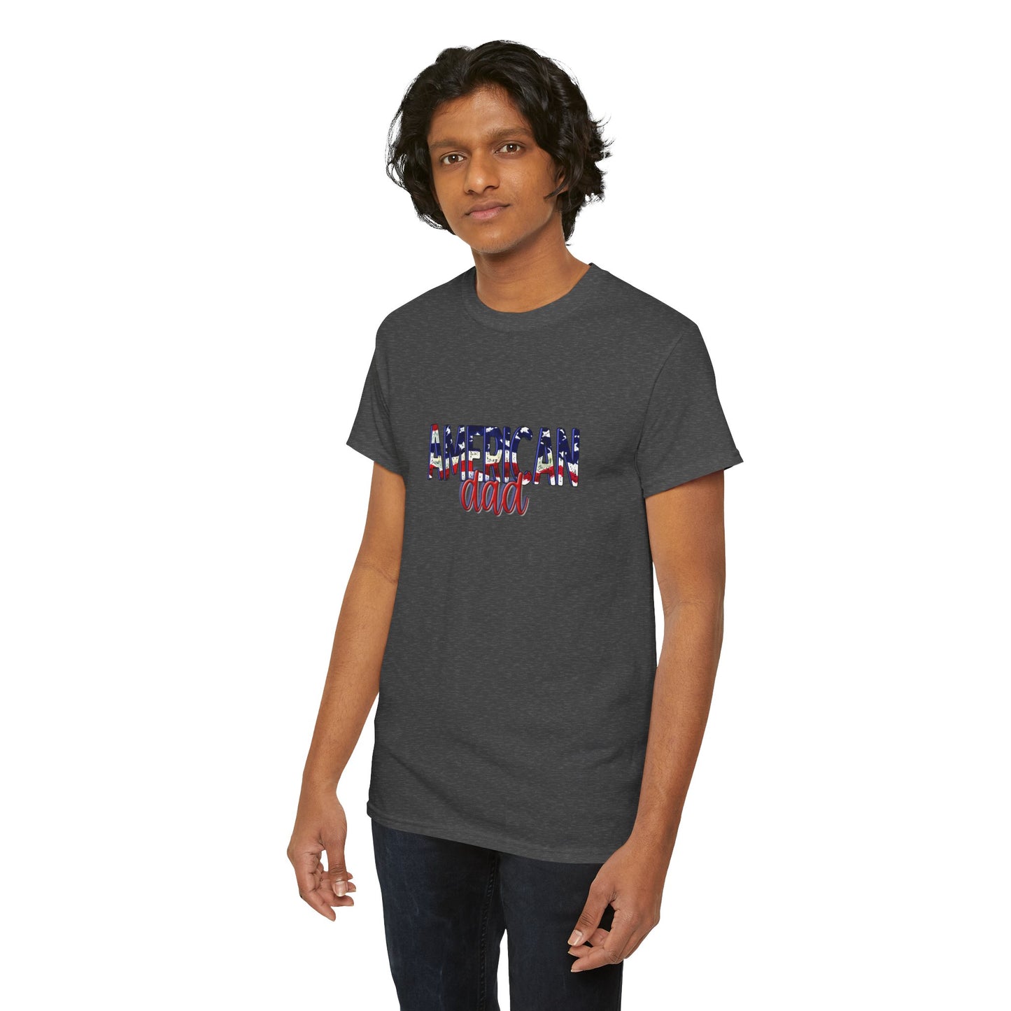 Princess Grace  Patriotic American Dad Tee Unisex Heavy Cotton T-Shirt