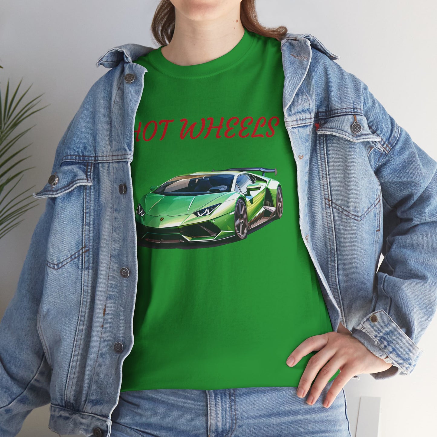 Princess Grace  Hot Wheels Unisex Heavy Cotton Tee Car Enthusiast Graphic T-Shirt