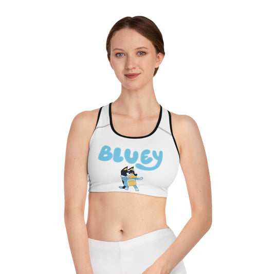 Princess Grace  Sports Bra with Bluey Design  Comfortable & Fun Activewear