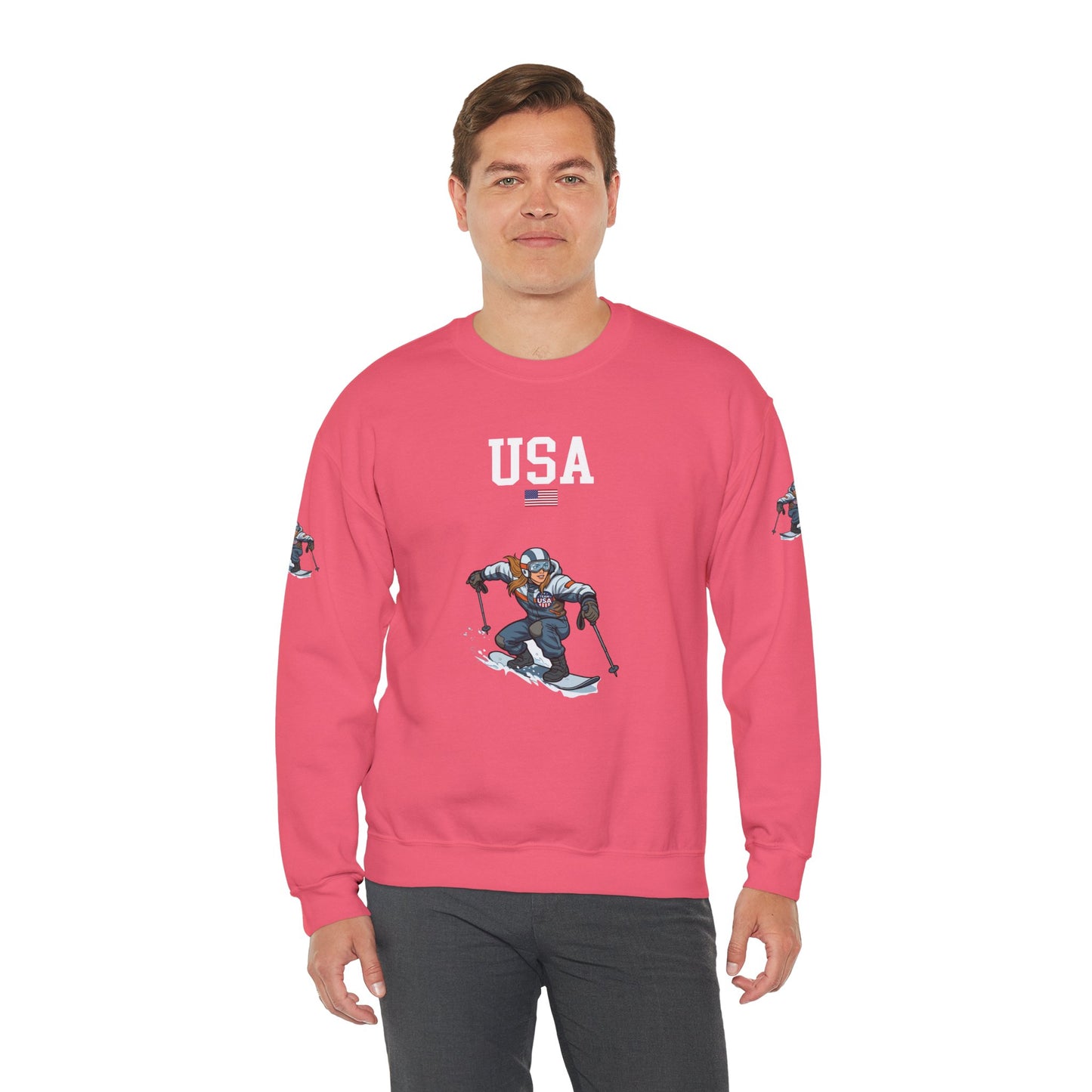 Princess Grace  TEAM USA  Unisex Heavy Blend Crewneck Sweatshirt