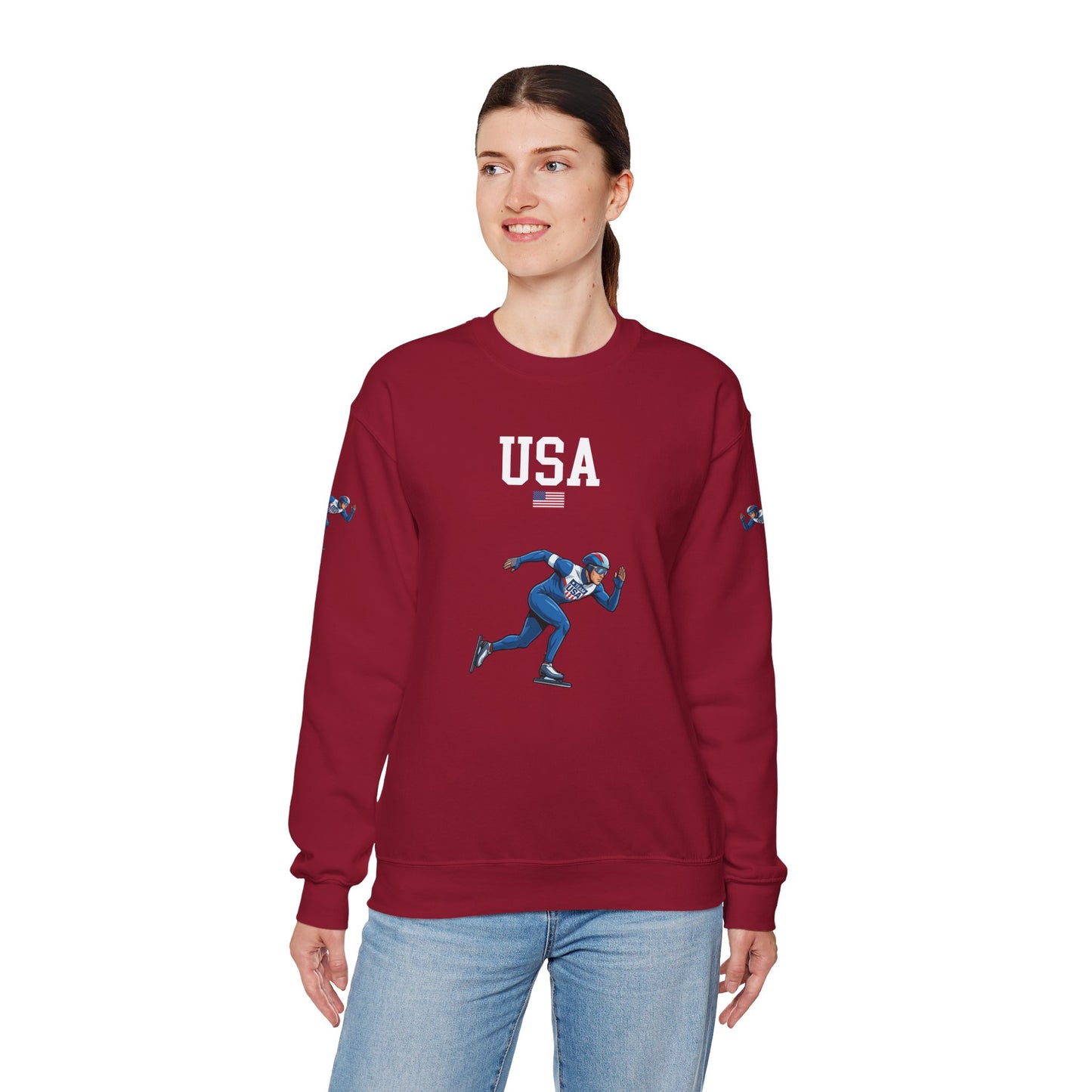 Princess Grace  TEAM USA  Unisex Heavy Blend  Crewneck Sweatshirt