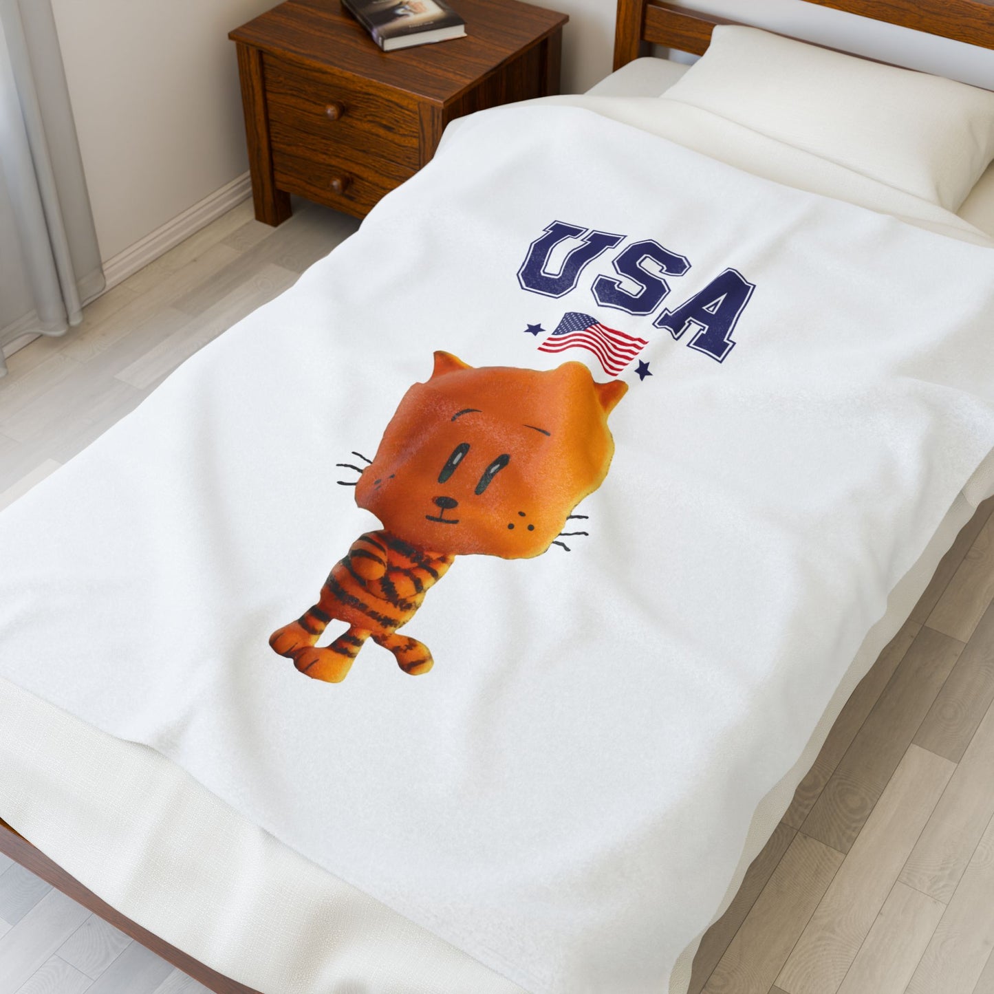 Princess Grace  TEAM USA  Velveteen Plush Blanket