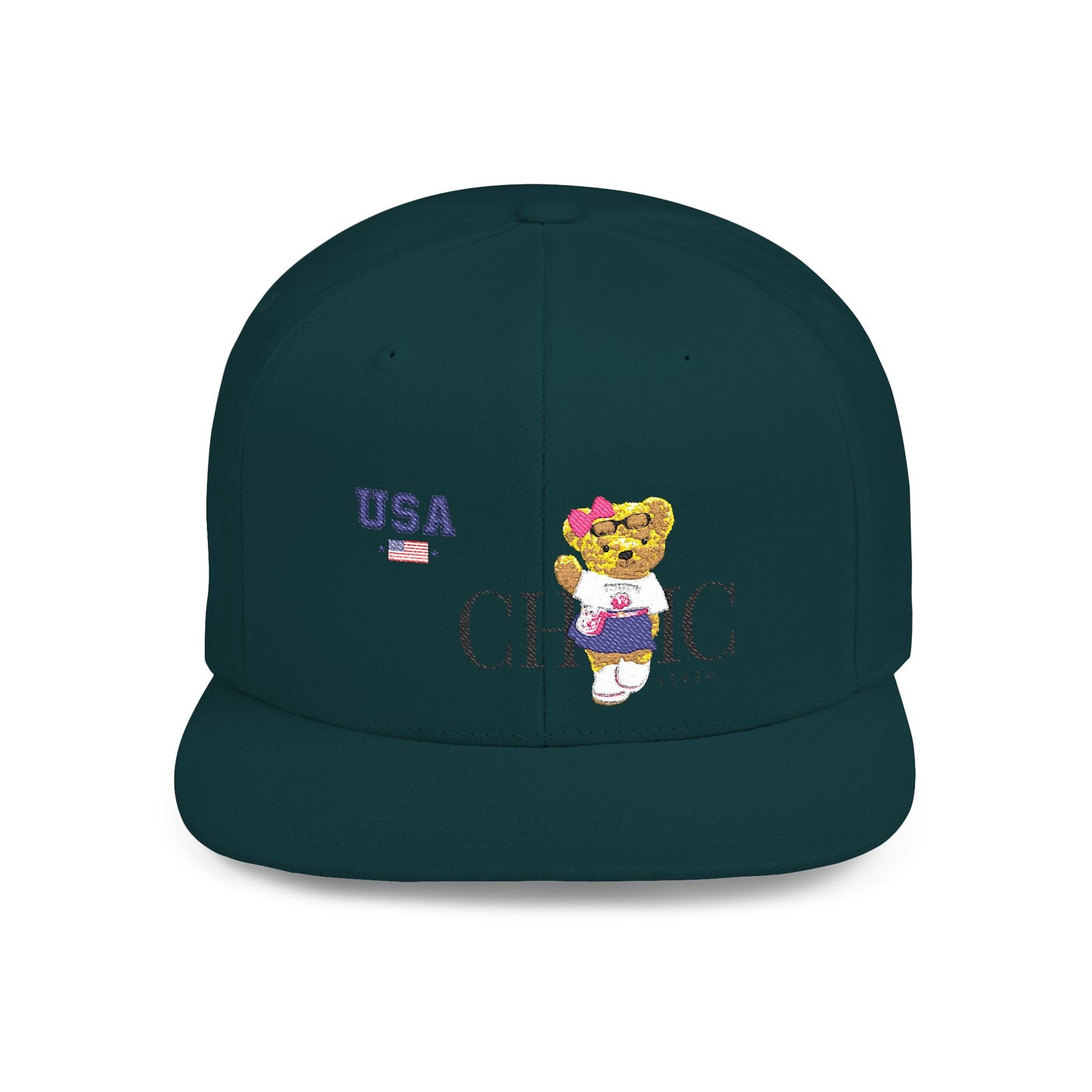 Princess Grace  TEAM USA  Flat Bill Snapback Hat