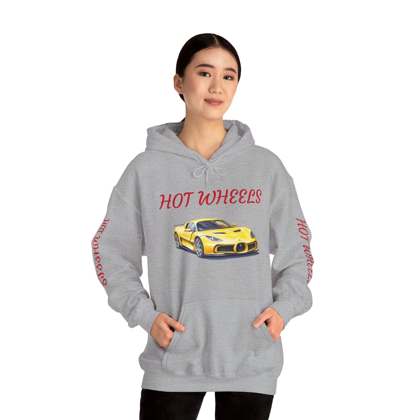 Princess Grace  Hot Wheels Unisex Hooded Sweatshirt Racing Style for Car Enthusiasts