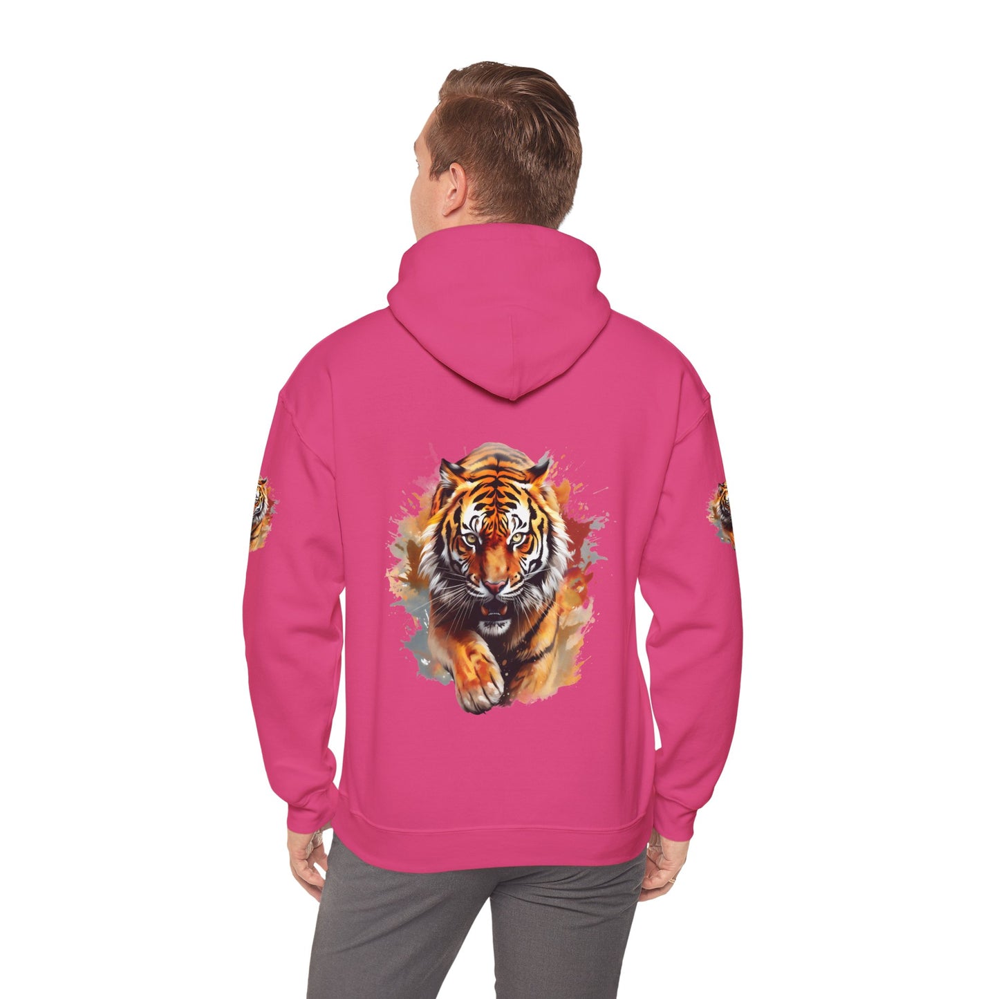 Princess Grace  Fierce Tiger Graphic Unisex Heavy Blend Hoodie