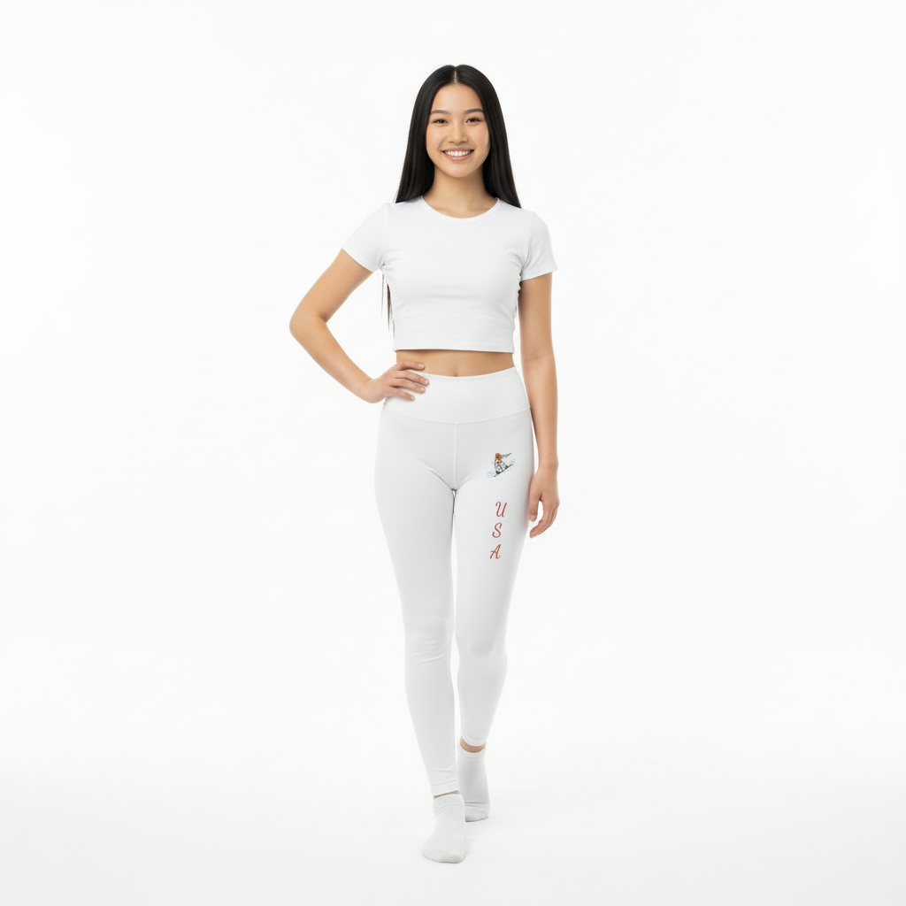 Princess Grace  TEAM USA  Snowboard   Women's Casual Leggings